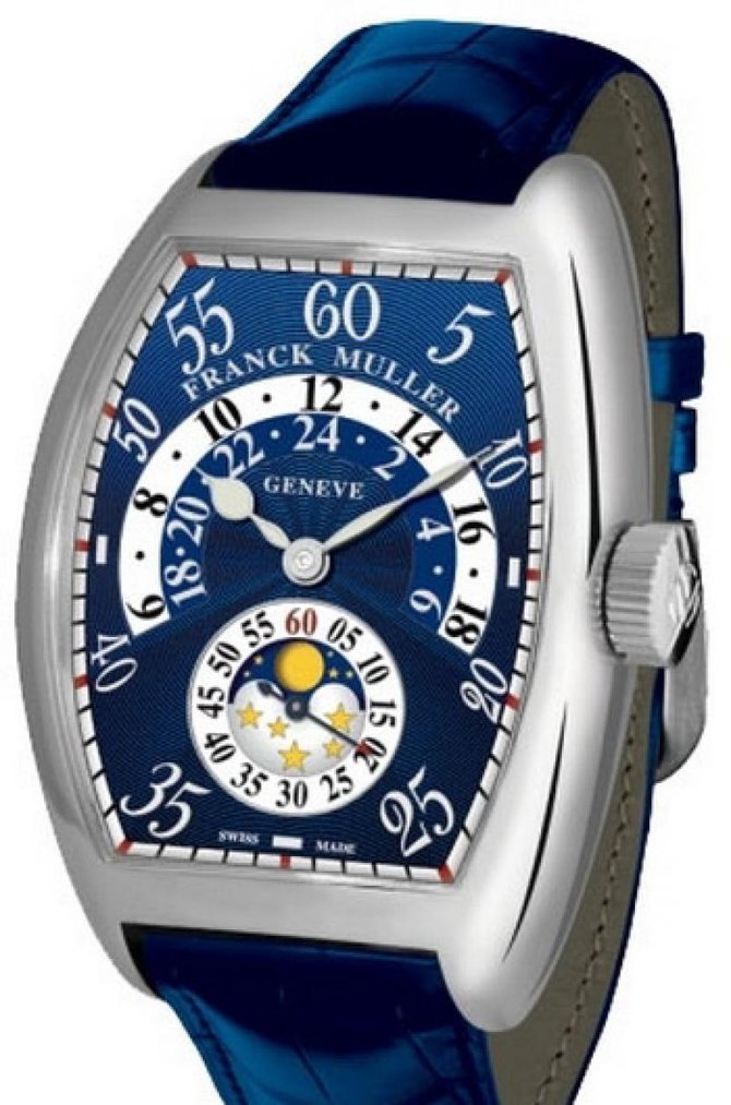 Franck Muller 7880 HR JN Blue Cintree Curvex Day & Night