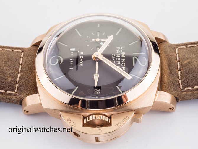 Officine Panerai PAM00289 Luminor 1950 8 Days GMT ORO ROSA - фото 7