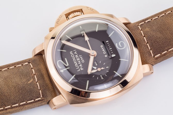 Officine Panerai PAM00289 Luminor 1950 8 Days GMT ORO ROSA - фото 12