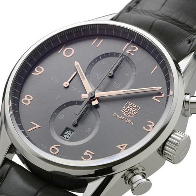 Tag Heuer CAR2013.FC6313 Carrera Calibre 1887 Automatic Chronograph 43 mm - фото 3