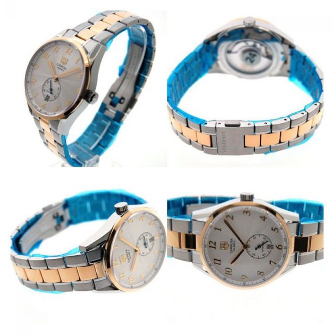 Tag Heuer WAS2150.BD0733 Carrera Calibre 6 Heritage Automatic Watch 39 mm - фото 3