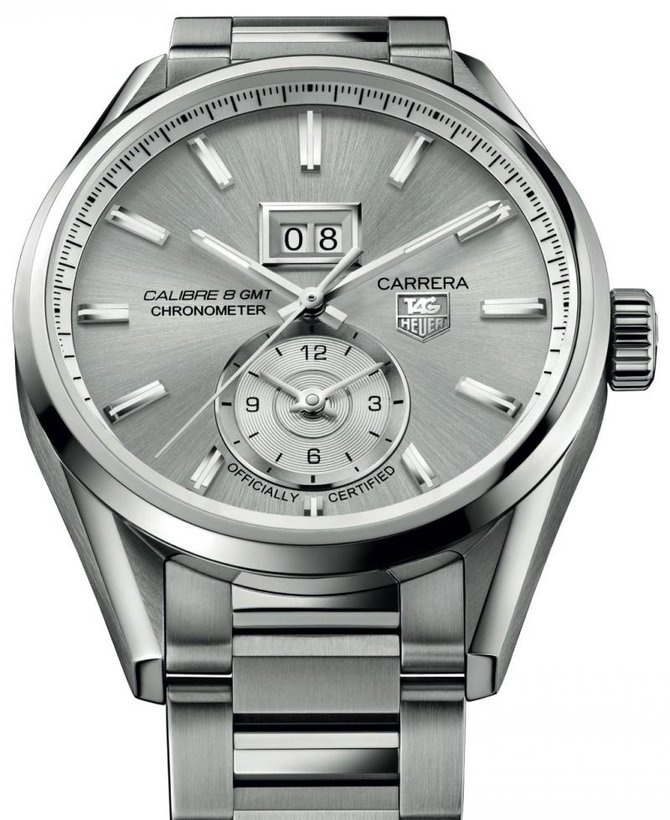 Tag Heuer WAR5012 BA0723 Carrera Calibre 8 Grande Date GMT - фото 3