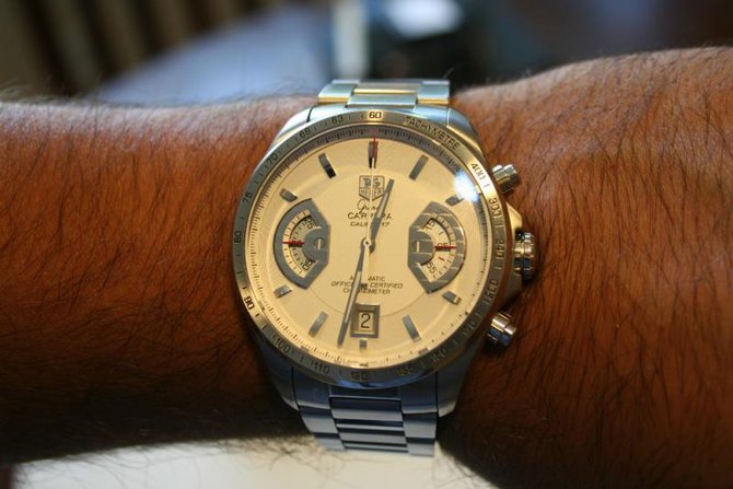 Tag Heuer CAV511B.BA0902 Grand Carrera Calibre 17 Automatic Chronograph 43 mm  - фото 9
