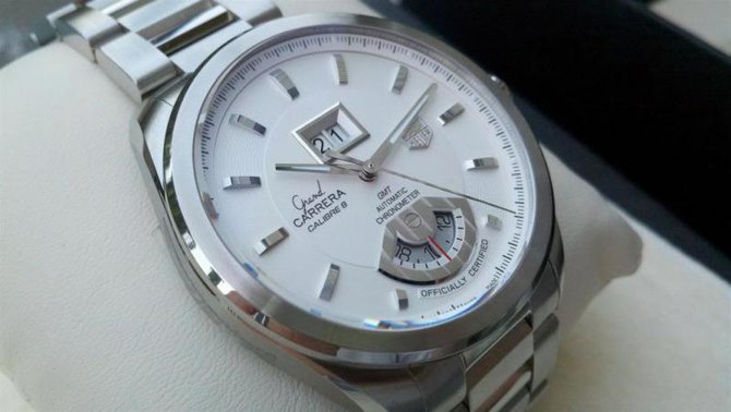 Tag Heuer WAV5112.BA0901 Grand Carrera Calibre 8 RS Grand-Date GMT Automatic 42.5 mm  - фото 8