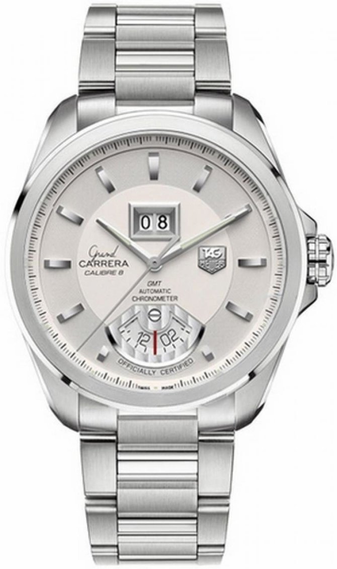 Tag Heuer WAV5112.BA0901 Grand Carrera Calibre 8 RS Grand-Date GMT Automatic 42.5 mm  - фото 1