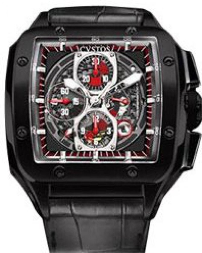 Cvstos Evosquare 50 Chrono Steel Black Evosquare Evosquare 50 Chrono Steel Black