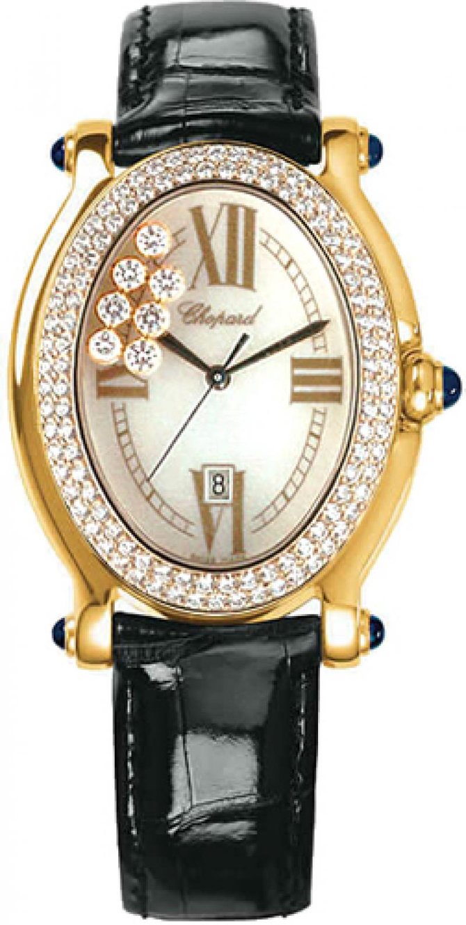 Chopard 277012-0004 Happy Sport Oval 7 Diamonds 