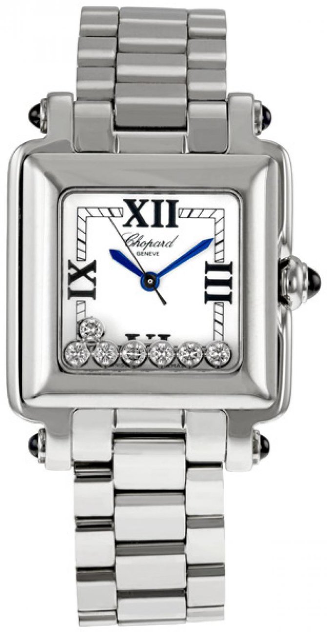 Chopard 278349-3006 Happy Sport Square 7 Diamonds 