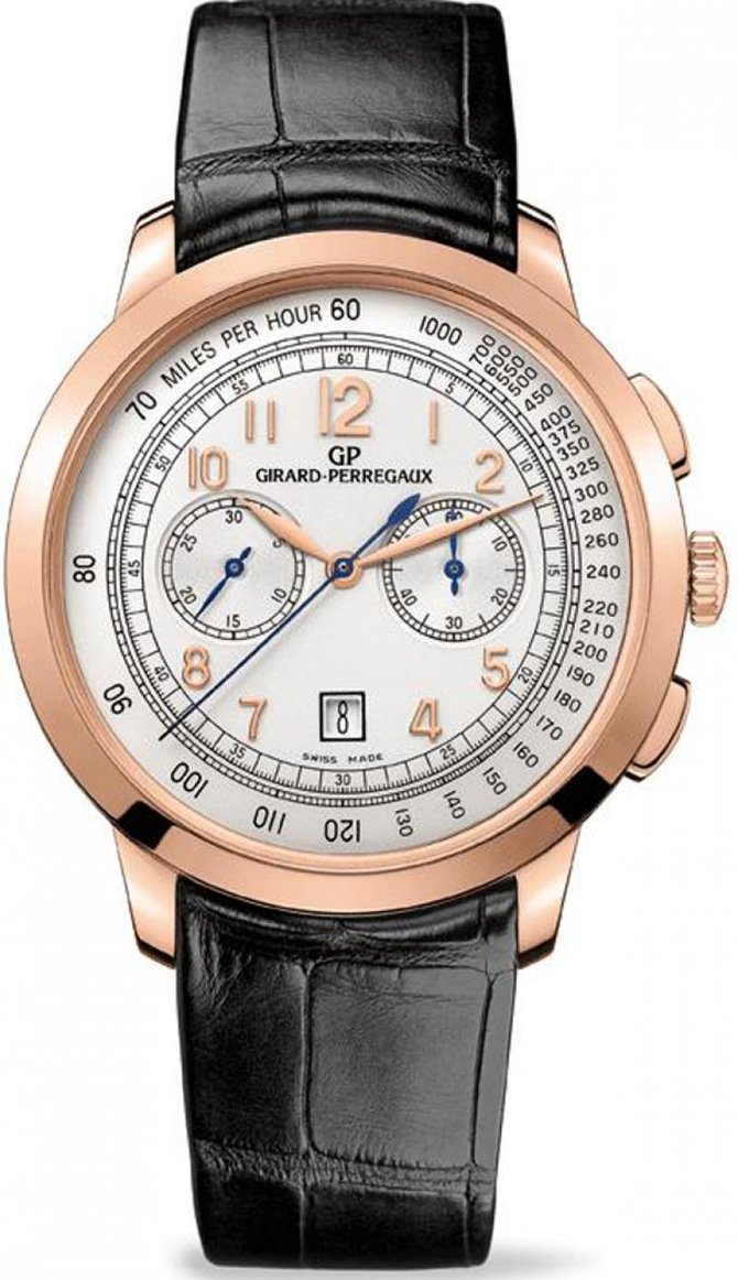 Girard Perregaux 49542-52-151-ВK6A 1966 Chronograph 42 mm 