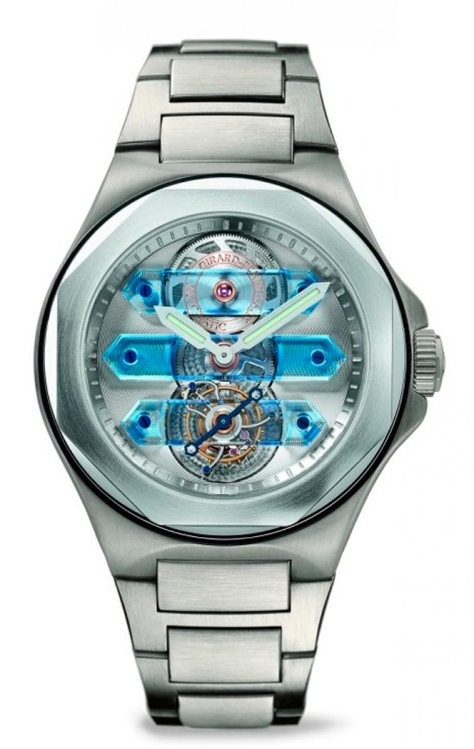 Girard Perregaux 99071-27-001-21A Haute Horlogerie Laureato Triple Bridge Tourbillon 
