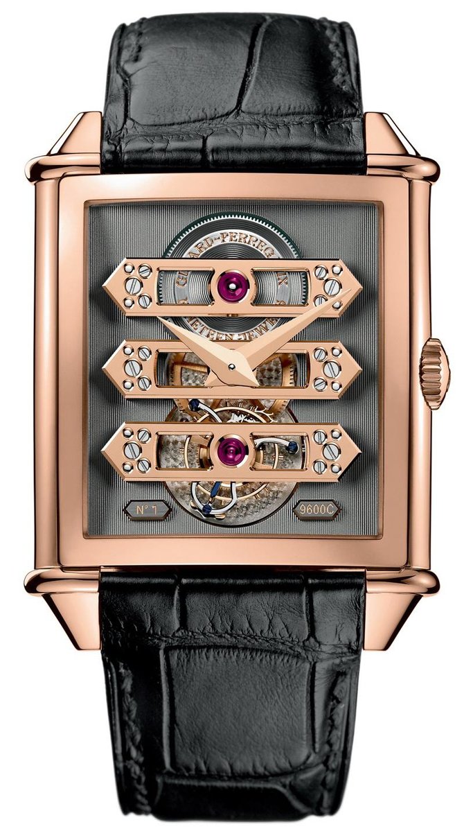 Girard Perregaux 99880-52-000-BA6A Vintage 1945 Triple Bridge Tourbillon 