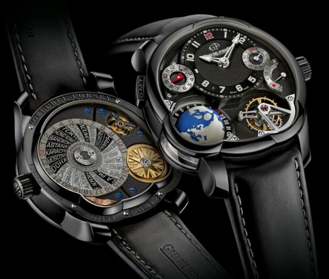 Greubel Forsey GMT Black ADLC Ttitanium GMT Tourbillon - фото 1