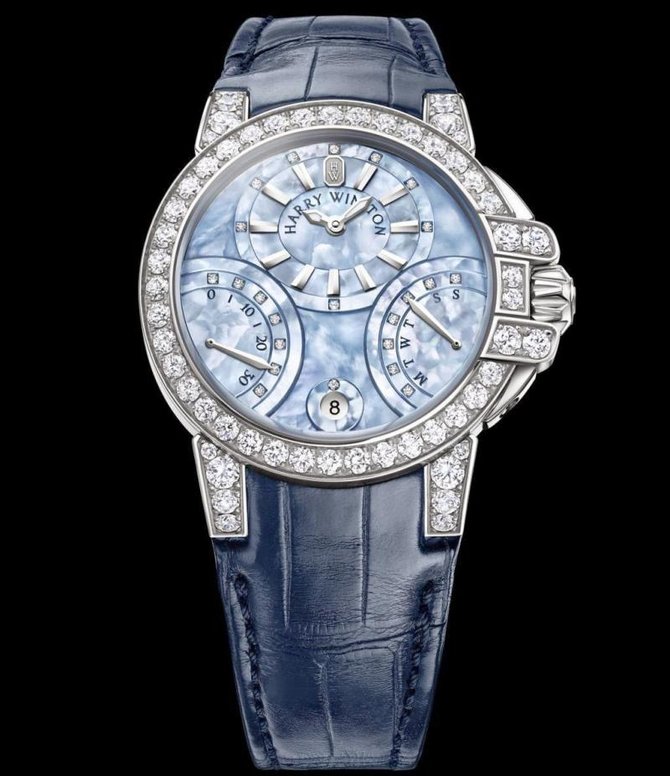Harry Winston Biretrograde 36mm white gold Ocean Collection - фото 3