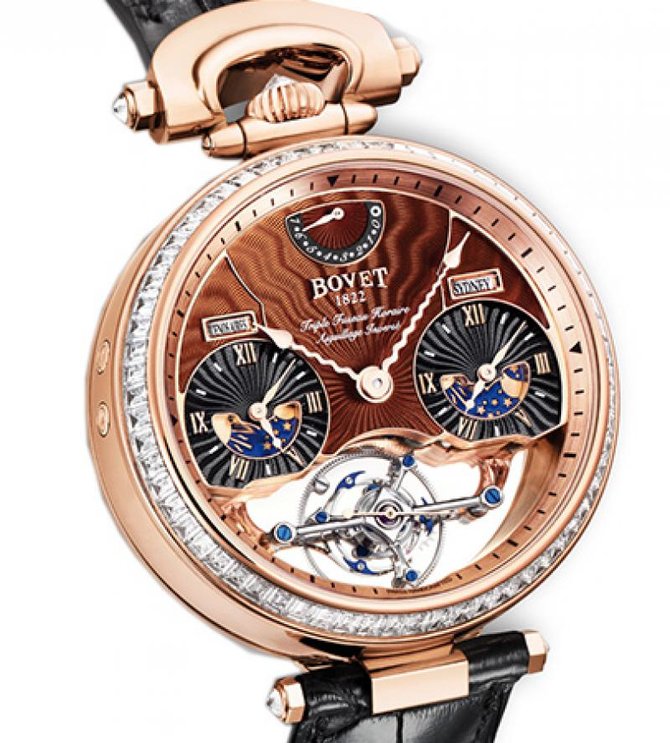 Bovet AIRS005-SB123 Fleurier Amadeo 46 Rising Star Triple Time Zone Tourbillon Reversed Hand-Fitting