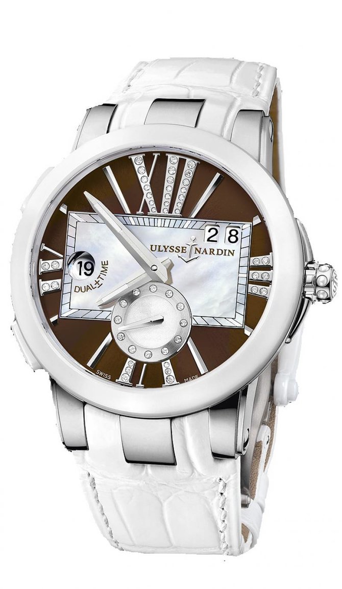 Ulysse Nardin 243-10B/30-05 Executive Dual Time Lady 40 mm
