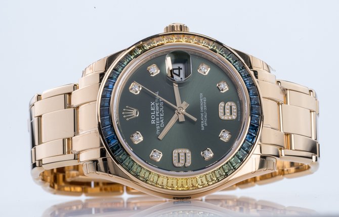 Rolex 86348SABLV Datejust Ladies Pearlmaster 39 mm  - фото 6