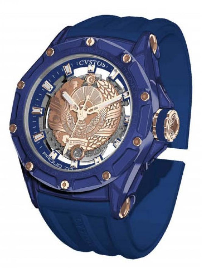 Cvstos Proud to be Uzbek Challenge R Blue Steel with Red Gold