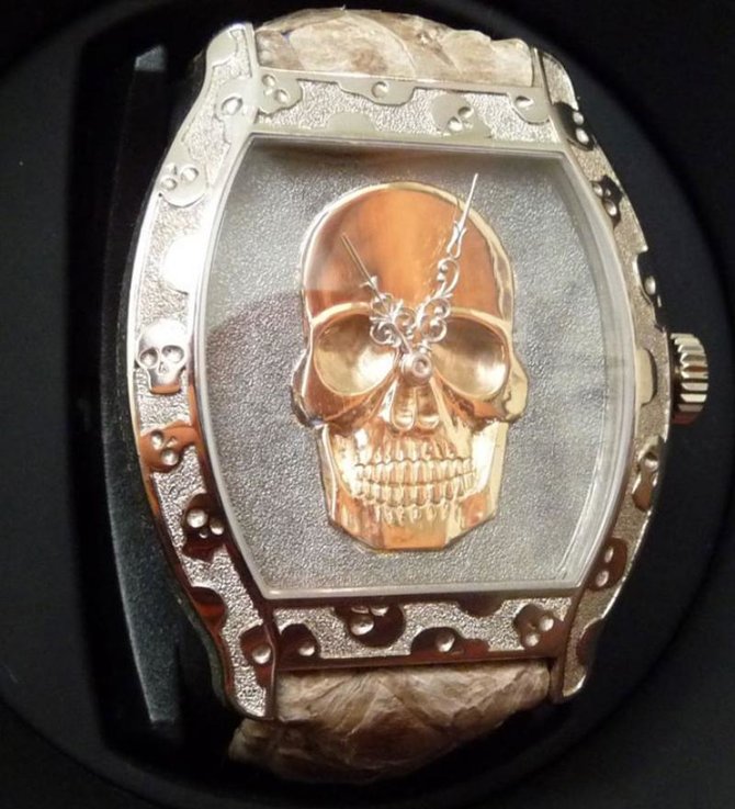 Antoine Preziuso Skull The Unique and Artistic Pink Gold - фото 2