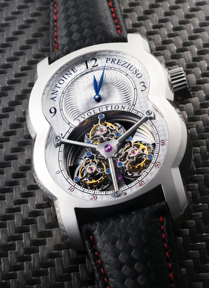Antoine Preziuso 3volution II Kevlar Tourbillons Platinum  - фото 3