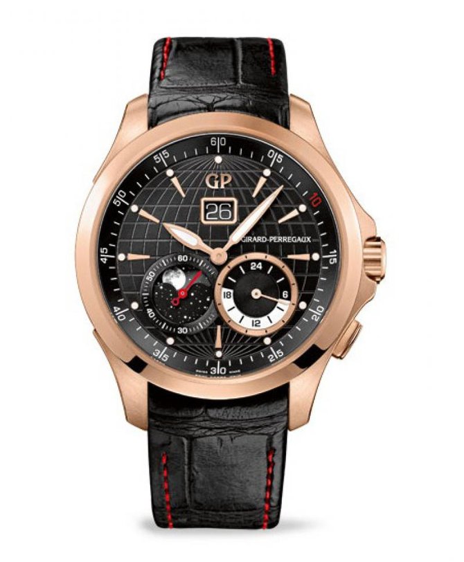 Girard Perregaux 49655-52-1412SBF6A WW.TC Traveller Tributo Eusebio Edition - фото 1