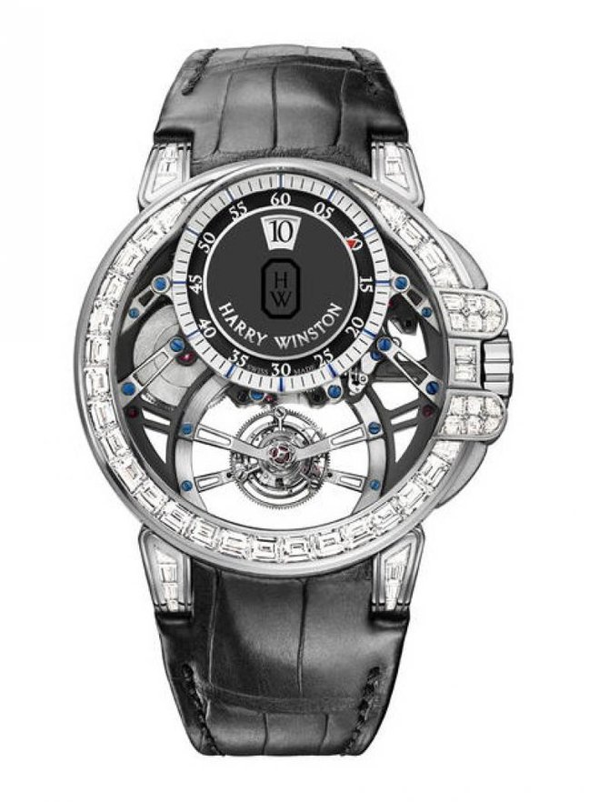 Harry Winston OCEMTJ45WW002 Ocean Tourbillon Jumping Hour