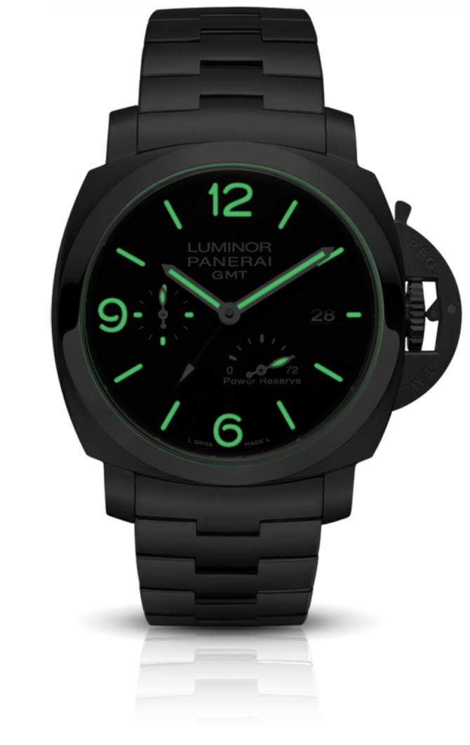 Officine Panerai PAM00347 Luminor 1950 3 Days GMT Power Reserve Automatic Acciaio - фото 2