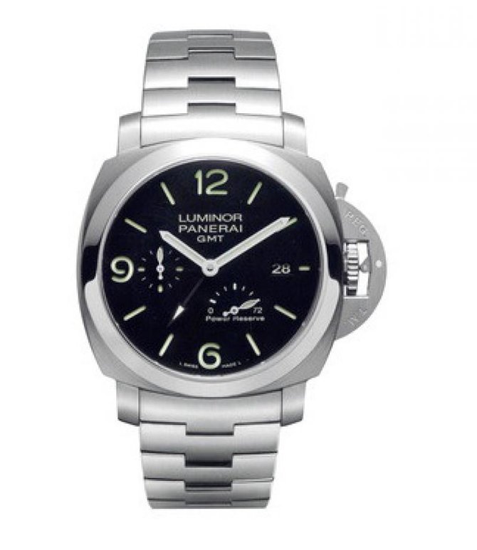 Officine Panerai PAM00347 Luminor 1950 3 Days GMT Power Reserve Automatic Acciaio - фото 1