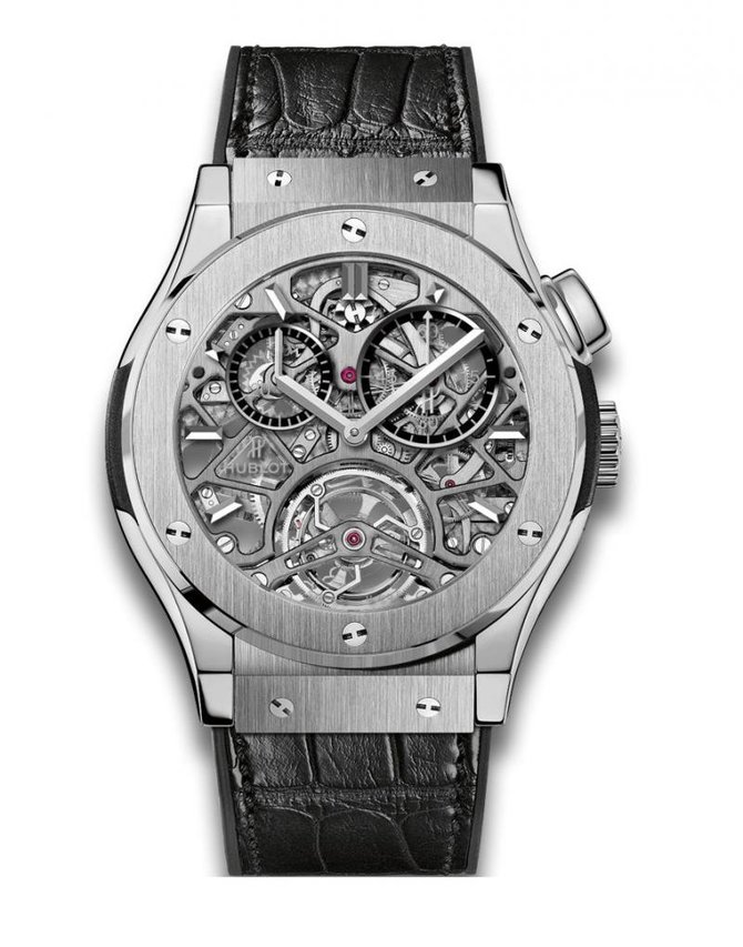 Hublot 506.NX.0170.LR Classic Fusion Tourbillon Skeleton Titanium