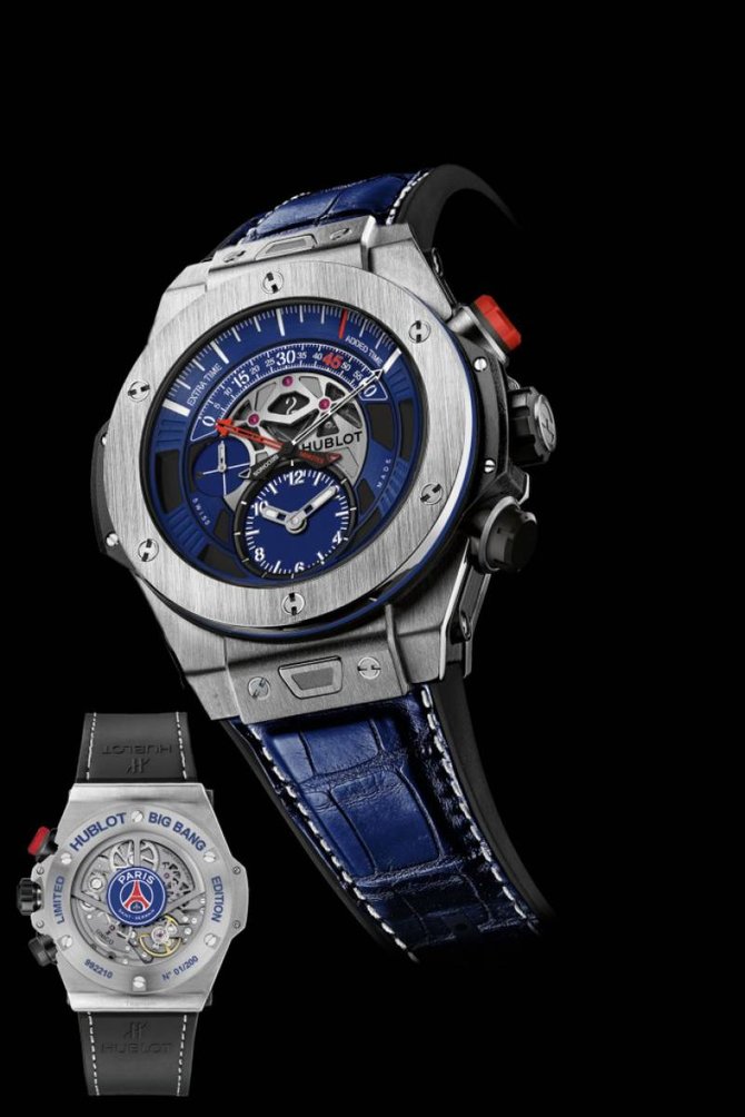 Hublot 413.NX.1129.LR.PSG15 Big Bang Unico Bi-Retrograde Paris Saint-Germain - фото 5