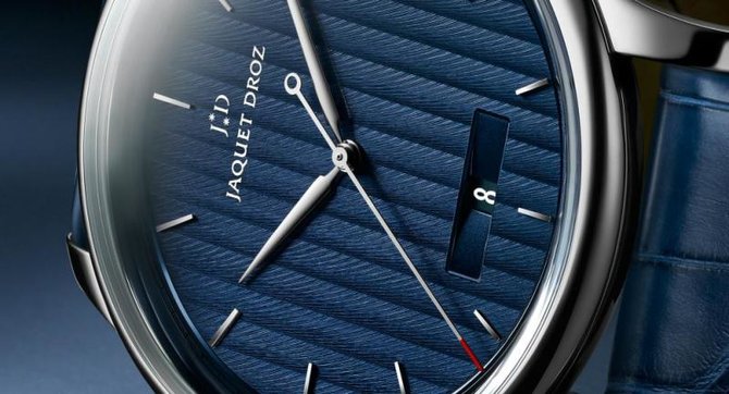 Jaquet Droz J017510240 Silver Black Complications La-Chaux-De-Fonds Grande Heure Minute Quantiéme - фото 6