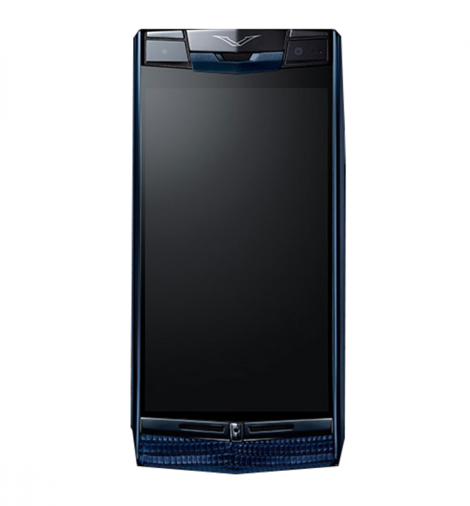 Vertu Pure Navy Lizard Signature Touch Titanium - фото 1