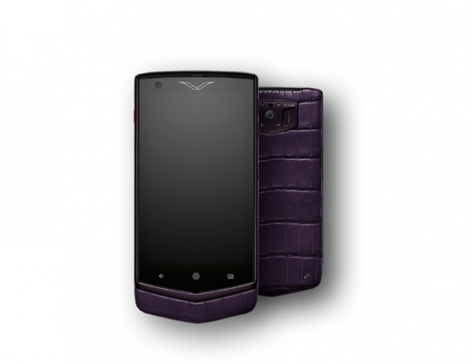 Vertu Android Pure Plum Alligator Constellation Android Titanium - фото 4