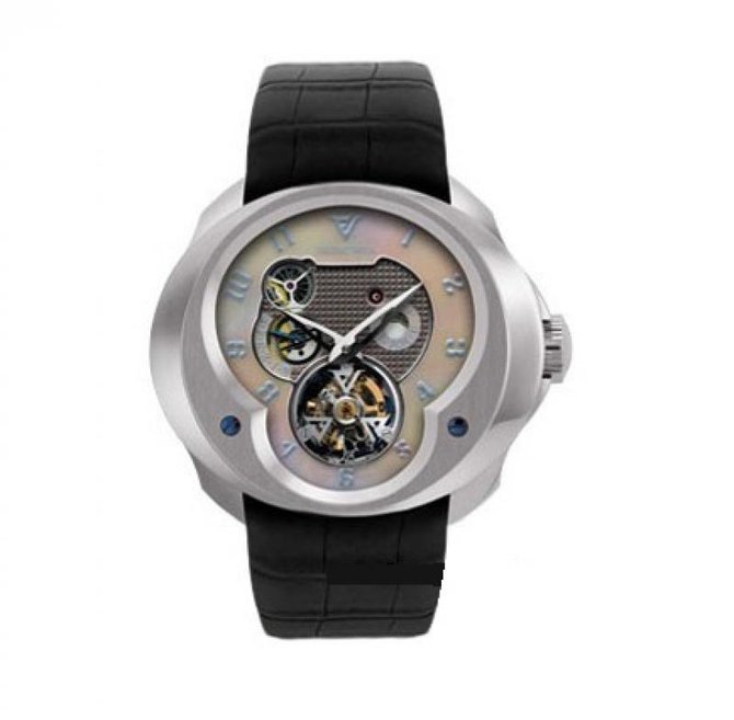 Franc Vila FVa №1 Pearl Dial Montre Contemporaine Grande Complication Tourbillon Planetaire White Gold