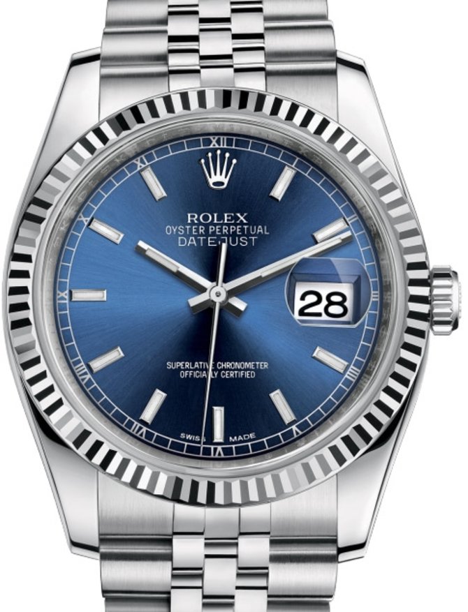 Rolex 116234 blsj Datejust Steel