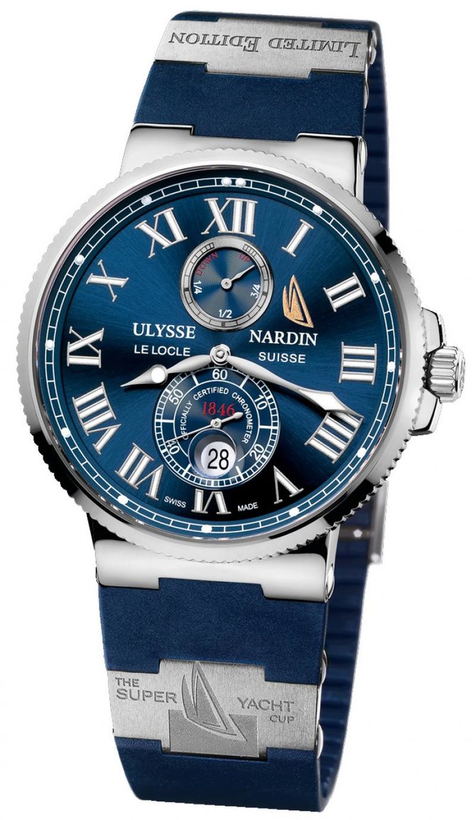 Ulysse Nardin 263-67-3/43YAC Maxi Marine Chronometer 43mm Super Yacht Cup 2009 Limited Edition 99
