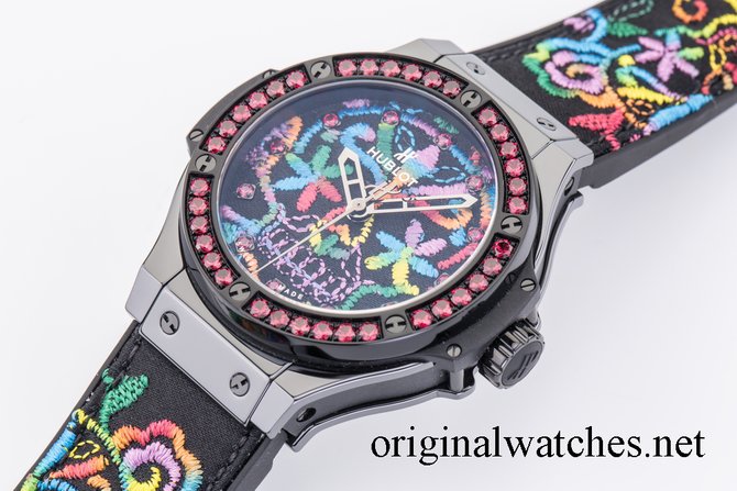 Hublot 343.CS.6599.NR.1213 Big Bang 41mm Ladies Broderie Sugar Skull - фото 2