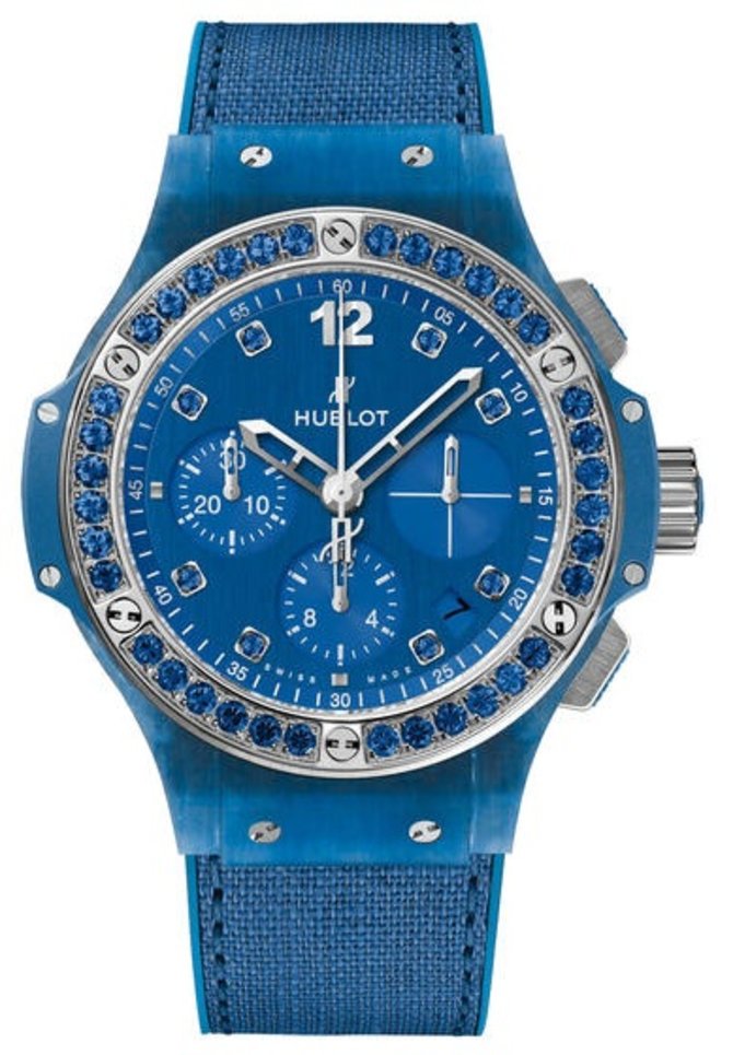 Hublot 341.XL.2770.NR.1201 Big Bang 41mm Ladies Tutti Frutti Linen Blue