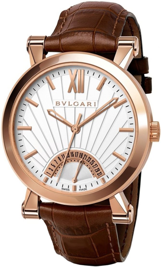 Bvlgari SBP42WGLDR Sotirio Retrograde Date