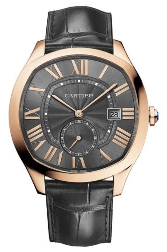 Cartier Drive De Cartier Pink Gold Cushion Tortue Automatic