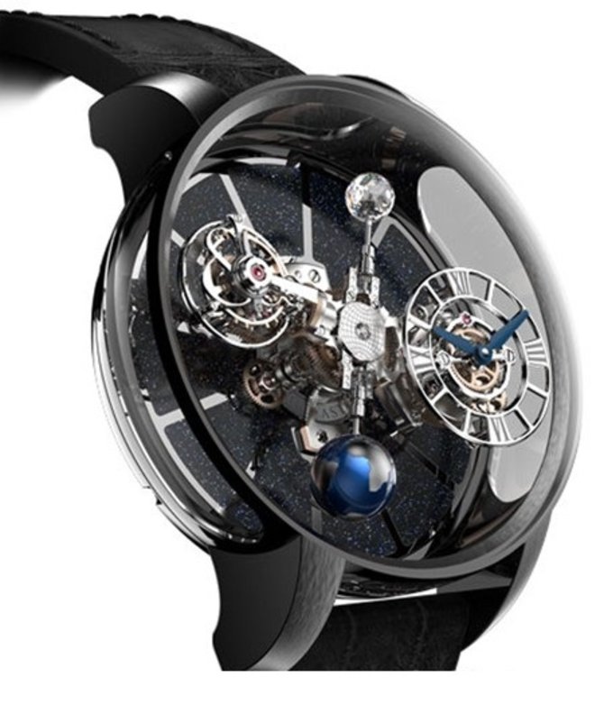Jacob & Co Gravitational Triple Axis Tourbillon Black Gold Metropolis JCAM10 - фото 1