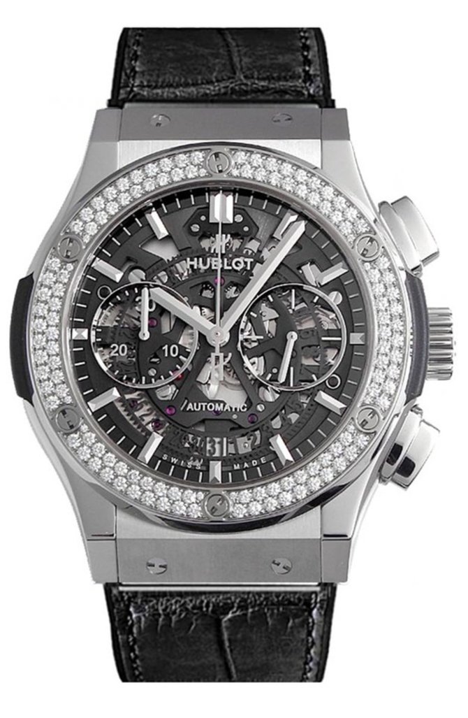 Hublot 525.NX.0170.LR.1104 Classic Fusion Chronograph Titanium Diamonds - фото 1