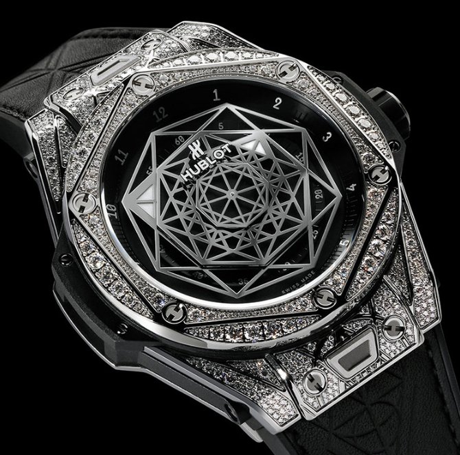 Hublot 415.NX.1112.VR.1704.MXM17 Big Bang Sang Bleu Titanium Pave 45mm - фото 2