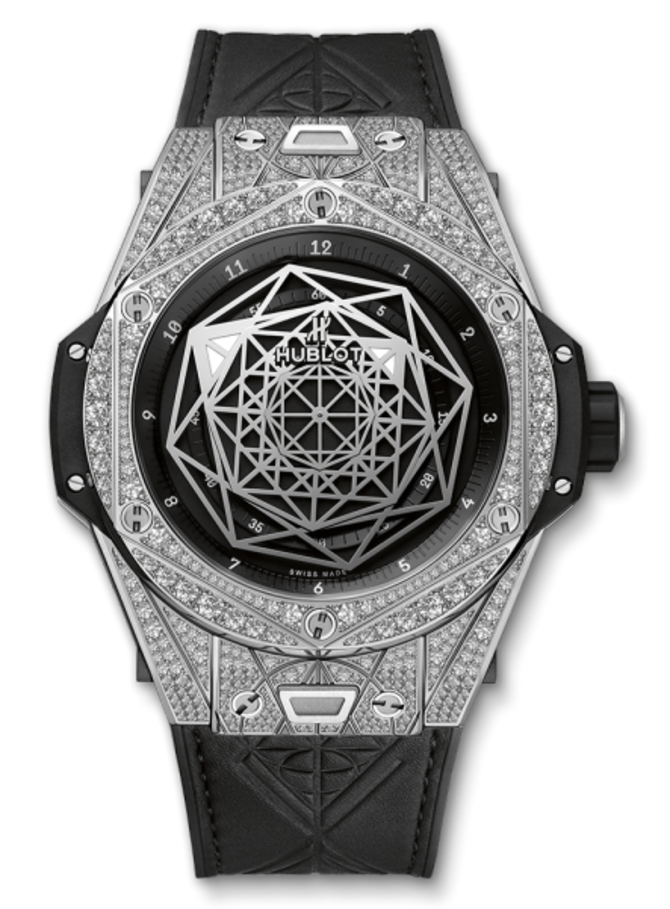Hublot 415.NX.1112.VR.1704.MXM17 Big Bang Sang Bleu Titanium Pave 45mm - фото 1