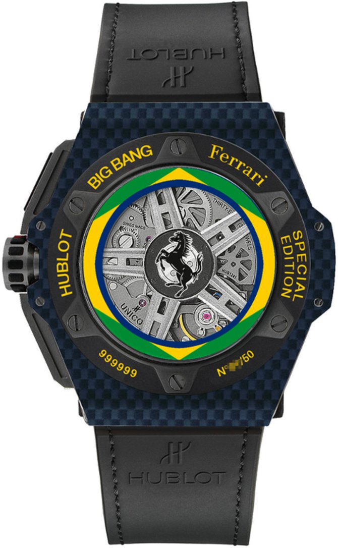 Hublot 401.QL.0199.VR.FBR15 Brazil Big Bang Unico Ferrari Brazil - фото 2