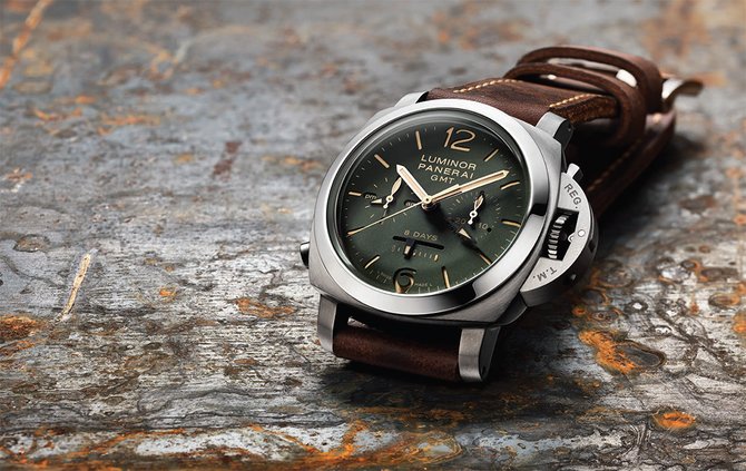 Officine Panerai PAM00737 Luminor Chrono Monopulsante 8 Days GMT Titanio 44 mm - фото 3