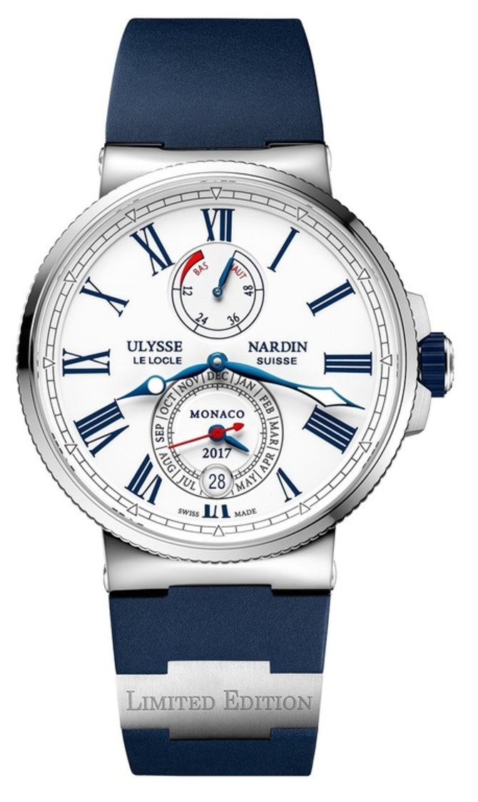 Ulysse Nardin 1133-210LE-3/40-MON Marine Manufacture Annual Calendar Monaco 2017 - фото 1