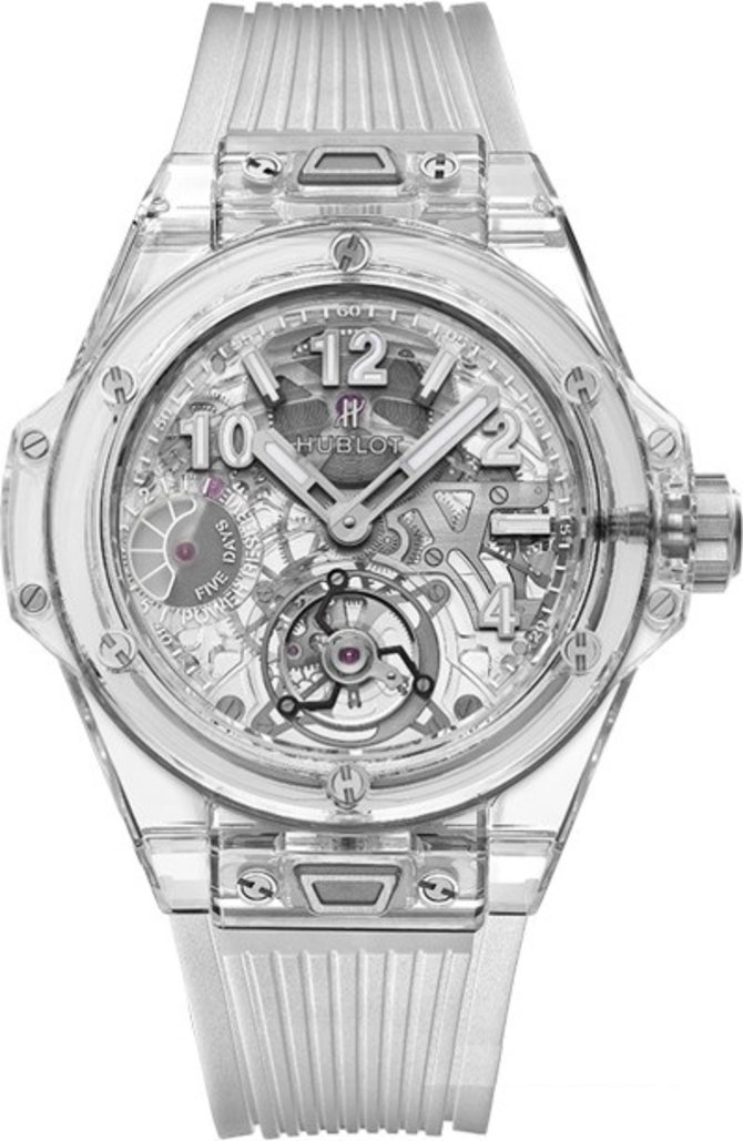 Hublot 405.JX.0120.RT Big Bang Unico Tourbillon Power Reserve 5 Days Sapphire