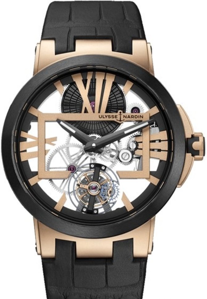 Ulysse Nardin 1712-139 Executive Dual Time Skeleton Tourbillon