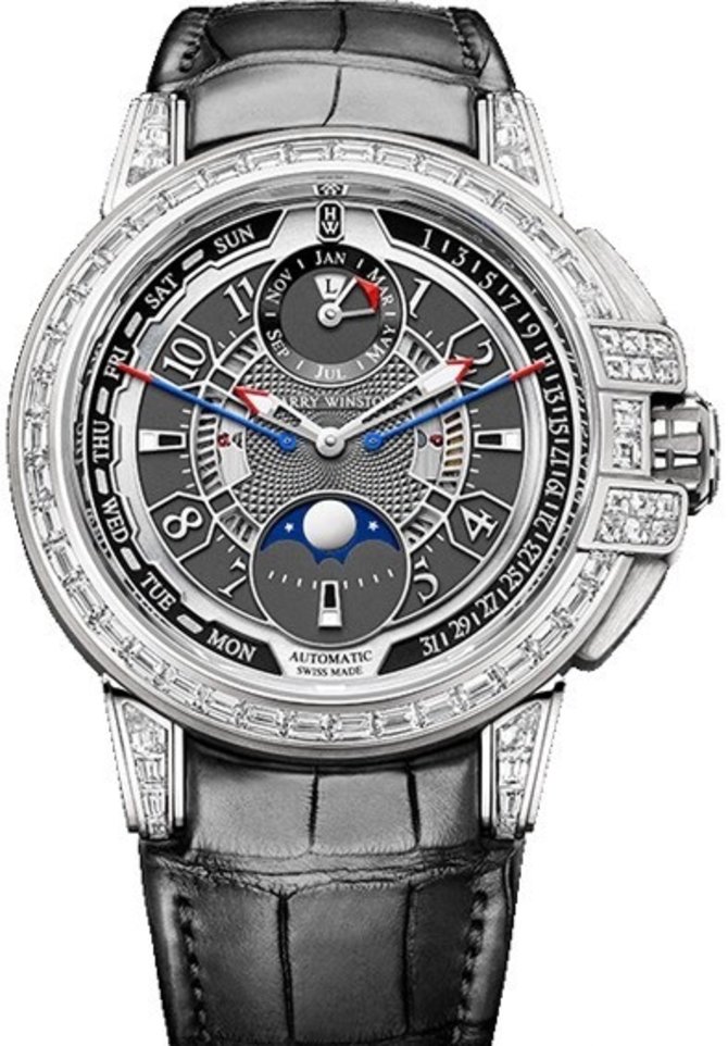 Harry Winston OCEAPC42WW002 Ocean Biretrograde Perpetual Calendar Automatic 42mm 