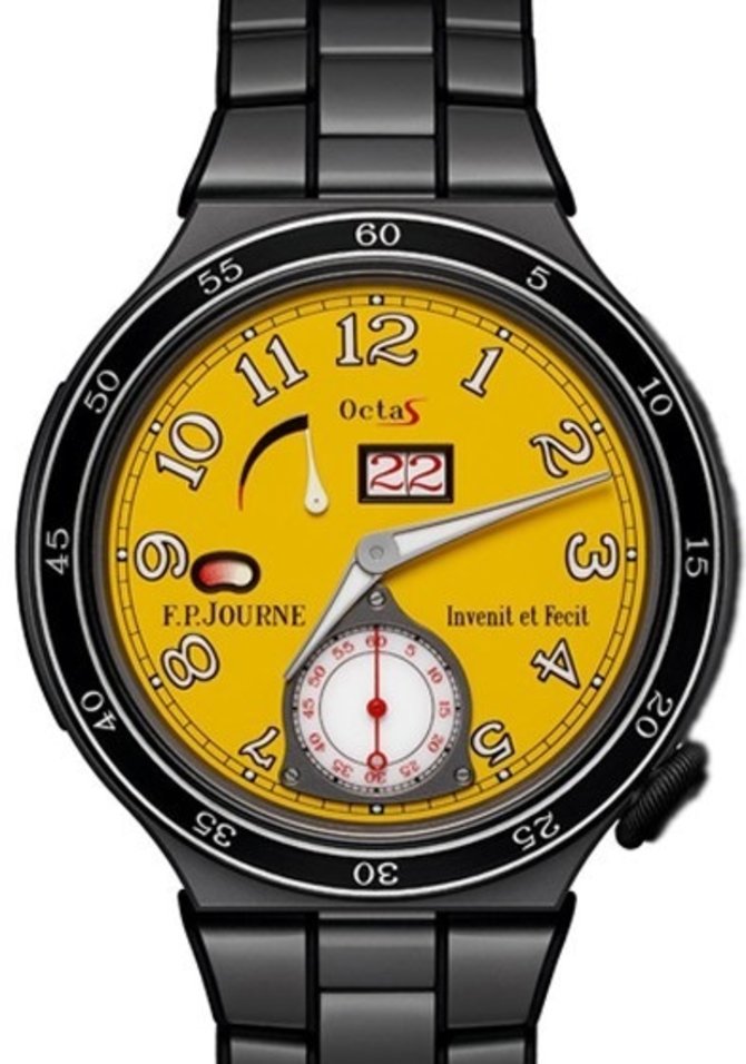 F.P.Journe Octa Sport Titanium Bracelet Yellow Souveraine 42